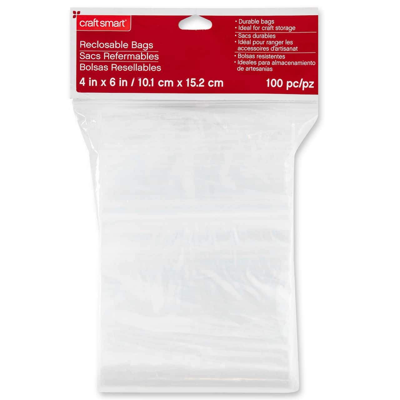 12 Packs: 100 ct. (1200 total) Recloseable Bags by Craft Smart®